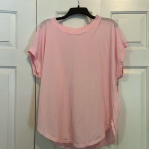 LOU & GREY PINK TEE- SIZE L